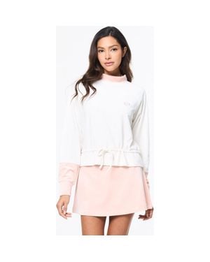 Sergio Tacchini Lina Velour Top - Pink