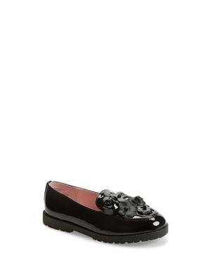 Nordstrom Kids' Katie Floral Loafer - Black