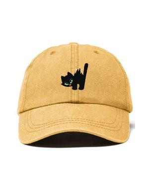 Alix Blink Cat Dad Cap - Metallic