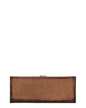 Nina Tierney Clutch - Brown