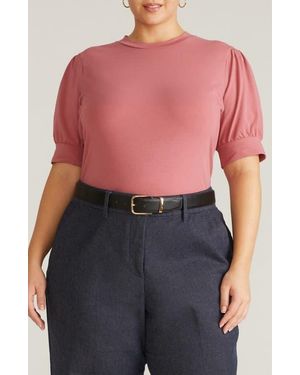 UNIVERSAL STANDARD Puff Sleeve Top - Pink