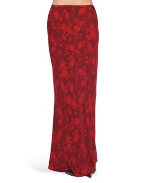 Petal & Pup Velman Floral Print Maxi Skirt - Red