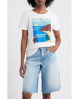 Rails X Lspace The Classic Crew Cotton Graphic T-Shirt - Blue