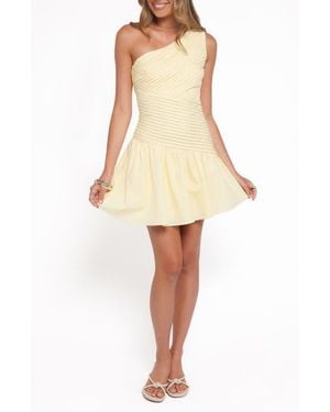 Petal & Pup Elaria Off-Shoulder Minidress - Natural