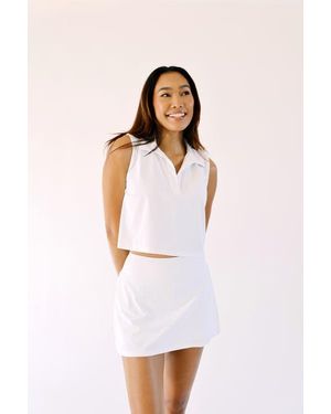Beldrie Elevated Skort - White