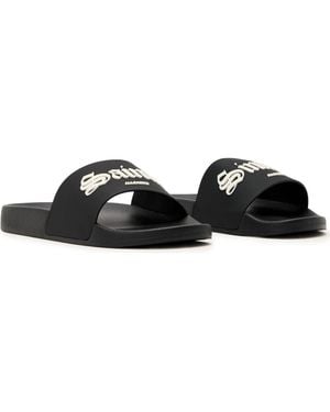 AllSaints Saint Slide Sandal - Black