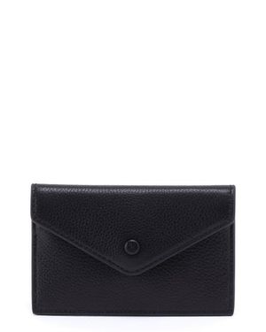 Hobo International Goldie Leather Card Case - Gray