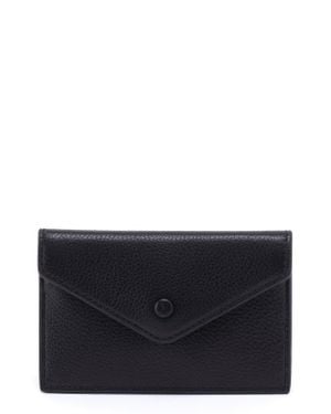 Hobo International Goldie Leather Card Case - Gray