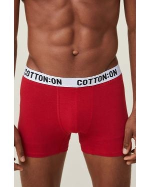 Cotton On Organic Cotton Trunks - Red