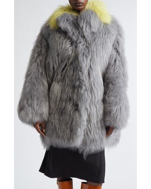 Marni Shearling Coat - Gray