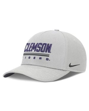 Nike Clemson Tigers 2026 Sideline Dri-Fit Rise Adjustable Hat - Blue