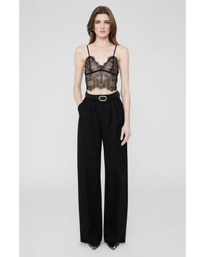 Anine Bing Lace Bralette - Blue