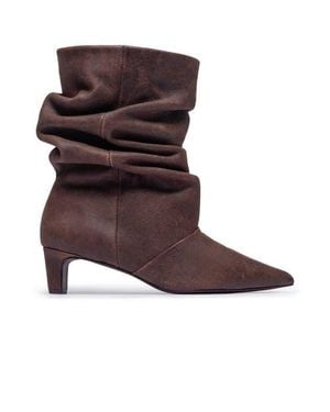 Bernardo Etta Slouch Bootie - Brown