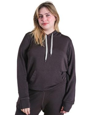 Poplinen Plus Betty Modal Hoodie - Gray
