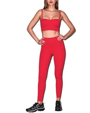 Fleur du Mal Sculpt Legging - Red