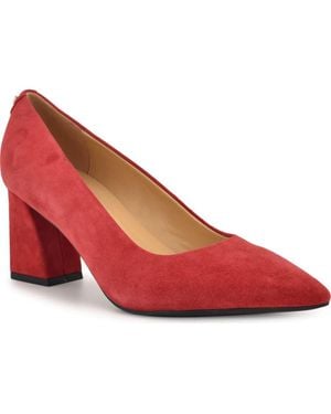 Nine West Kalore 9X9 Pointed Toe Pump - Red