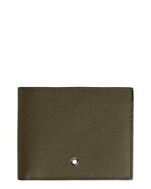 Montblanc Sartorial Leather Bifold Wallet - Gray