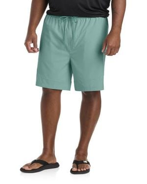 Society of One by DXL Big & Tall Seamed Shorts - Green