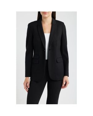 Anne Klein Triple Pocket Jacket - Black