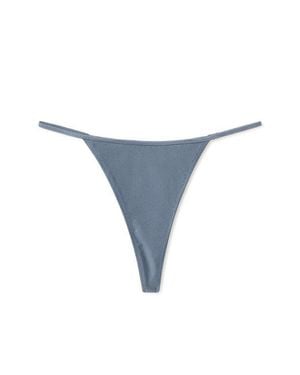 Mango Shiny Finish Bikini Bottoms - Blue