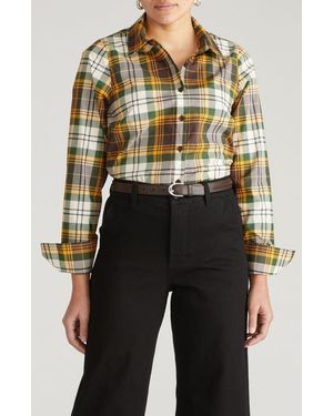 UNIVERSAL STANDARD Henning X Us Madison Poplin Button-Up Shirt - Black