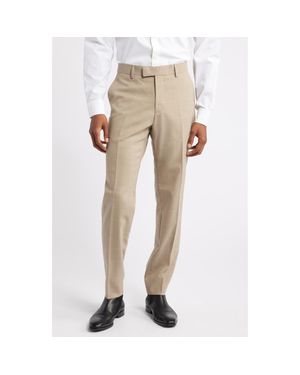 Tiger Of Sweden Tenuta Slim Fit Stretch Wool Pants - Natural