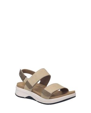 Josef Seibel Estelle Slingback Platform Sandal - White