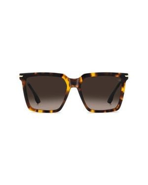 Victoria Beckham Vb 1022/S 56Mm Rectangular Sunglasses - Brown