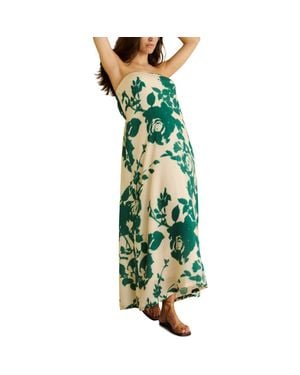 Hatch Collection The Dahlia Strapless Dress - Green