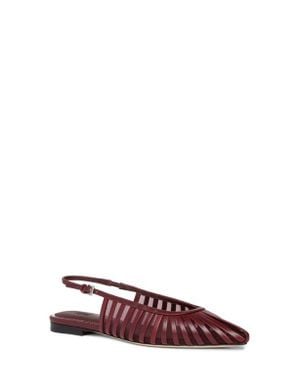 PAIGE Tera Pointed Toe Slingback Flat - Red