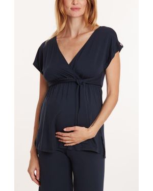 Cache Coeur Origin Pregnancy And Nursing Tunic - Blue