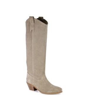 Diba True Ame Thyst Suede Knee High Boot - Brown