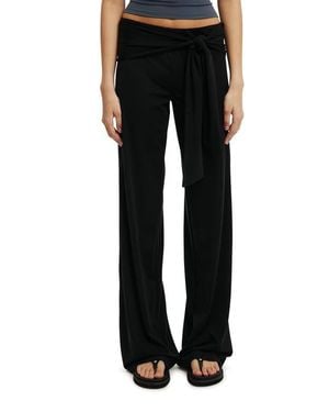 Cotton On Honey Tie Pant - Black