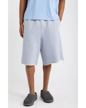 Elwood Cut Off Shorts - Blue