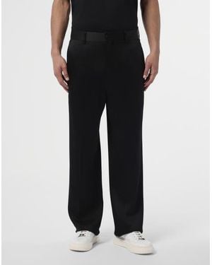 Billionaire Satin Loose Fit Pants - Black