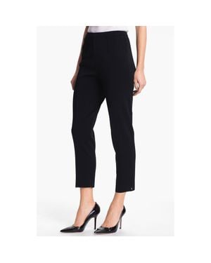Ming Wang Pull-On Ankle Pants - Black