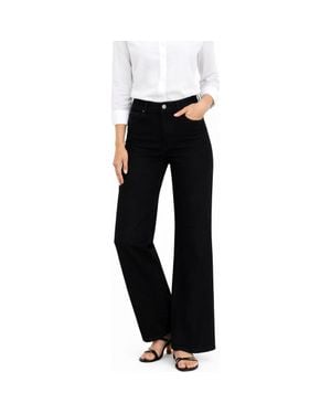 Fidelity Katie High Rise Classic Flare Jeans - Black