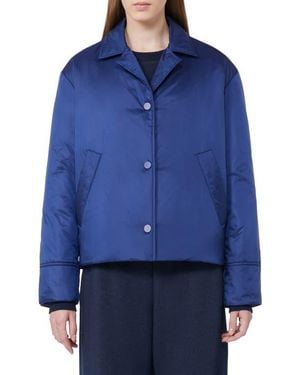 MM by Max Mara Fronda Crop Jacket - Blue