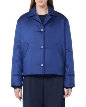 MM by Max Mara Fronda Crop Jacket - Blue