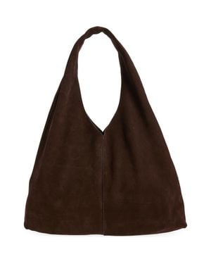 Mango Joel Suede Shoulder Bag - Brown