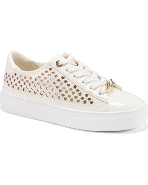KARL LAGERFELD Caswell Platform Sneaker - White