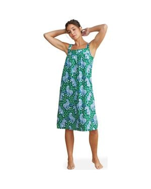 Printfresh Back To Bed Nightgown - Green