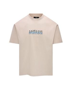 EASTSIDE GOLF Sequence Embroidered T-Shirt - Natural