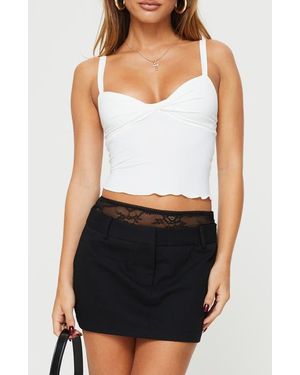 Princess Polly Greyer Twist Bust Camisole - White