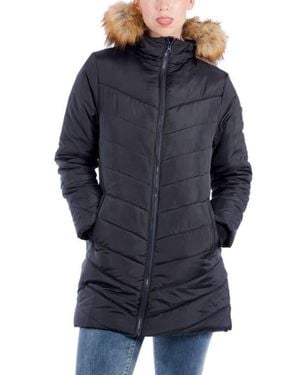 Modern Eternity Maternity Modern Eternity Faux Fur Trim Convertible Puffer 3-In-1 Maternity Jacket - Black