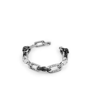 Philipp Plein Stainless Steel Bracelet Plein Edge - White