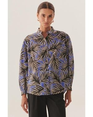 Exquise Gracie Cotton Shirt - Gray