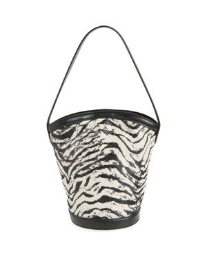 Reformation Giuliana Bucket Bag - Black