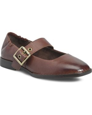 Børn Millie Leather Mary Jane - Brown