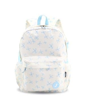 J World Oz 17 Daily Backpack For School And Travel - White